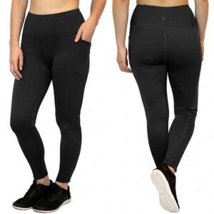 𝅺spyder fleece leggings with pocket Size Small